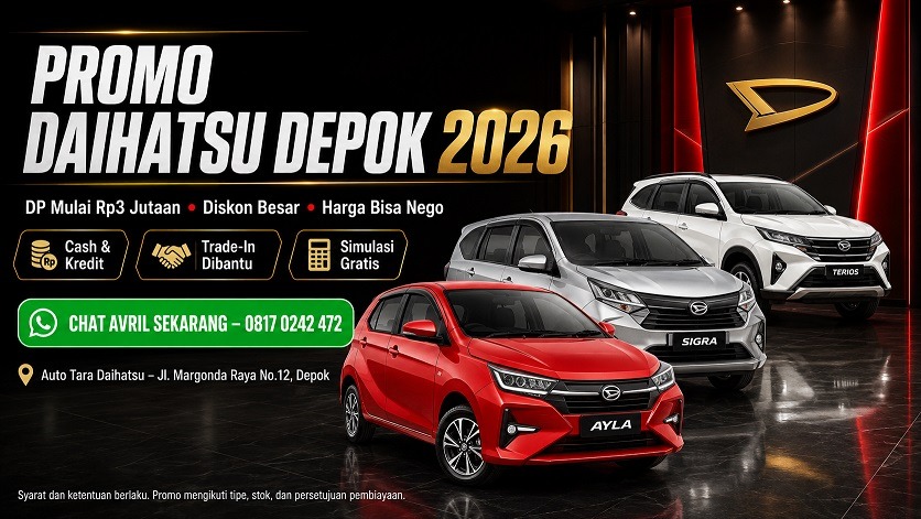 Promo Daihatsu Depok 2026 DP Murah & Diskon Besar murah