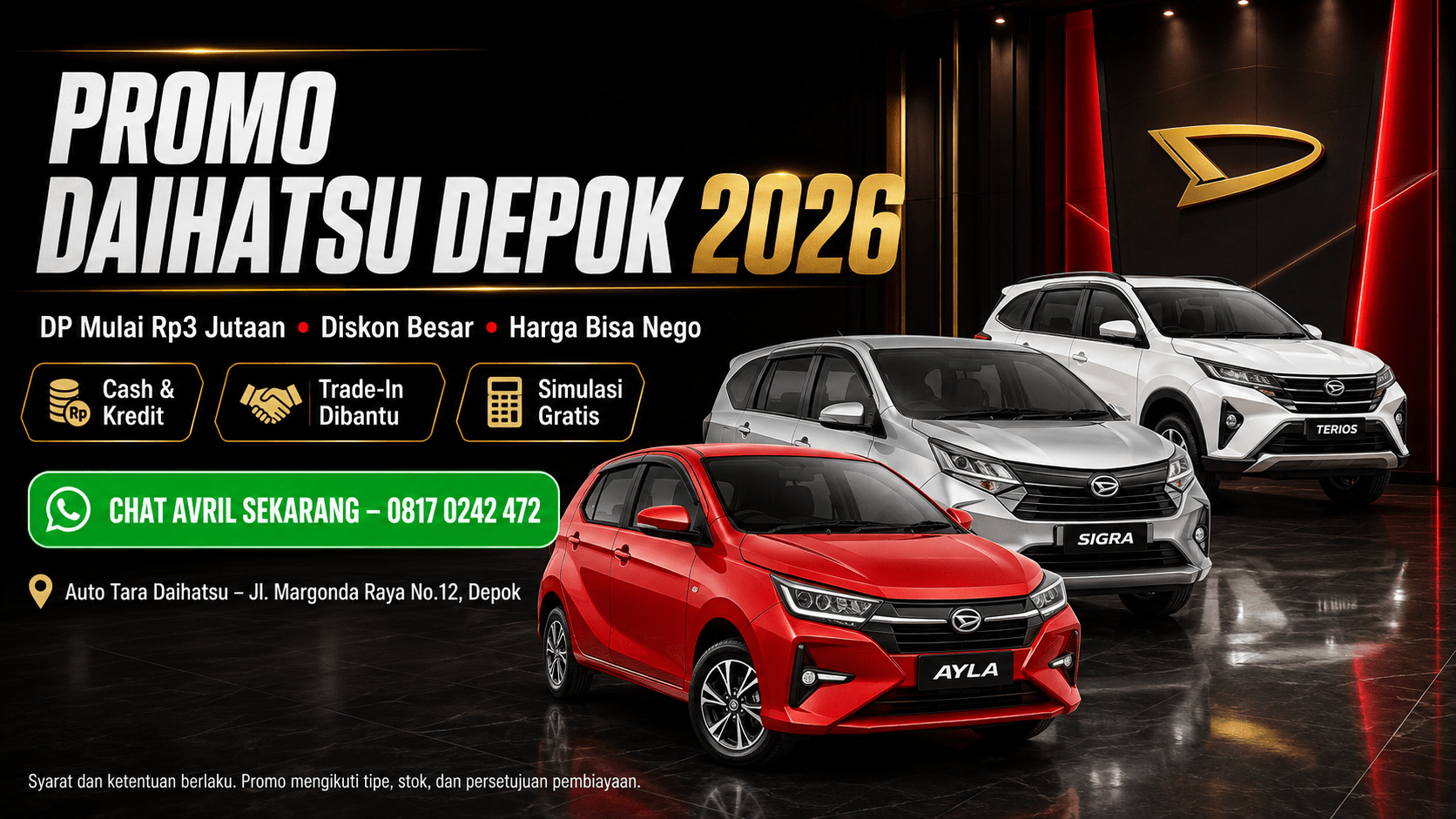 Promo Daihatsu Depok 2026 DP Murah & Diskon Besar