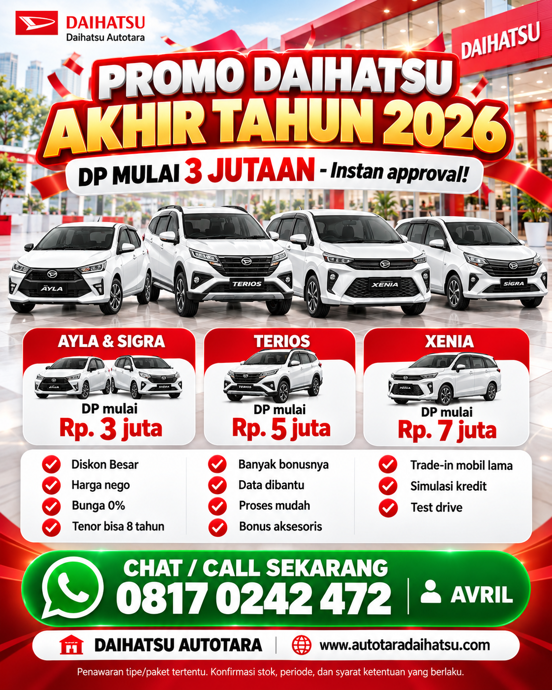 Daihatsu Akhir Tahun 2026 Promo