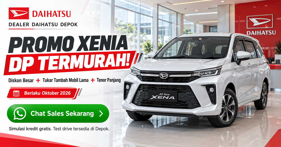 promo xenia depok dp termurah